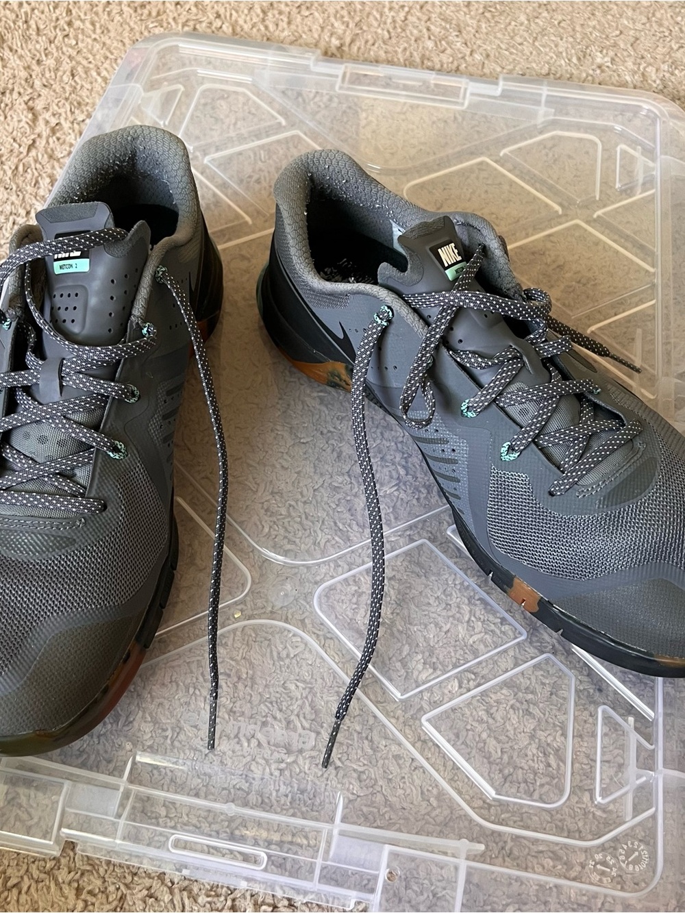 Nike Metcon 2 Men's Gray Athletic Sneakers Size 12